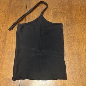 Rag & Bone Elegant Black Knit Top - Tie Back Neck